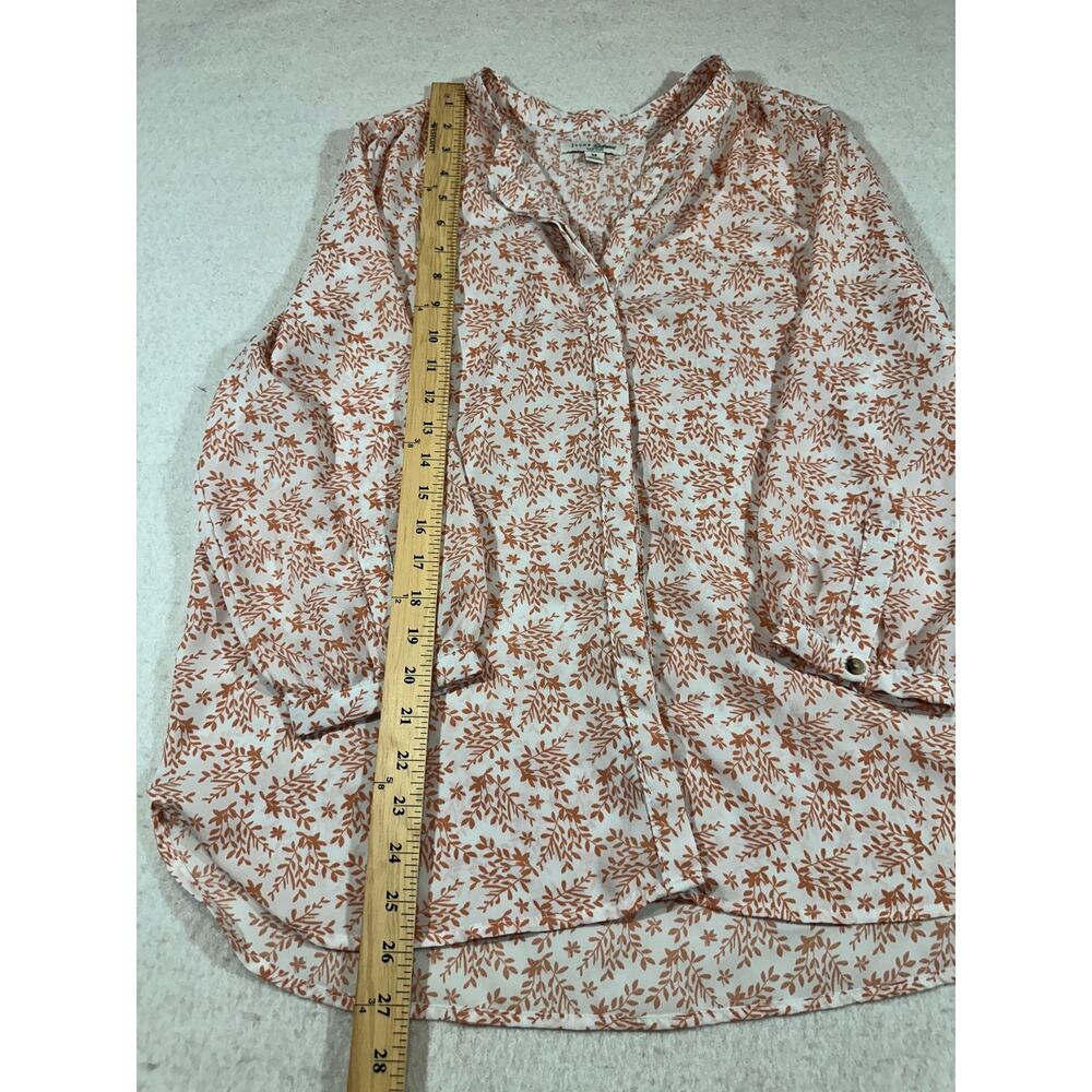 Jachs Girlfriend Women’s M Floral Botanical Print Boho Button Down Blouse - Picture 4 of 7